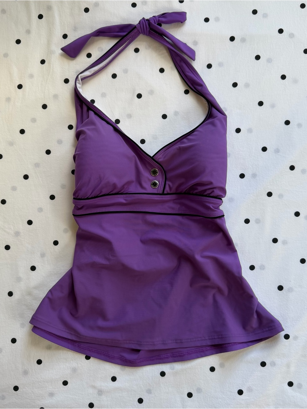 Purple Halter Tankini Top - Women Intimates & Swim